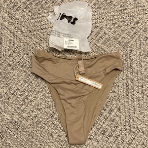 SKIMS mid waist Bikini Bottom color desert